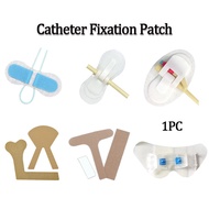1PC Universal Catheter Fixation Patch Nasogastric Tube Fixation Patch Butterfly Buckle Fixing Sticke
