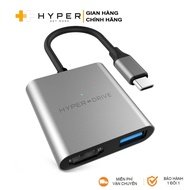 Cổng Chuyển HyperDrive 4K HDMI 3 IN1 For Mabook/iPad/Surface/PC/iPhone15 Pro