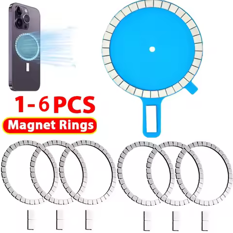 Magnetic Circle Strong Wireless Charging Magnet Sticker Ring for MagSafe for iPhone 13 12 mini Pro M