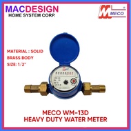 MECO WM-13D Heavy Duty Water Meter