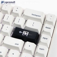 【OMALL】 ABS Oem Height Enter Backspace Keycaps Red Black Safety Exit Sign Replacement Mechanical Key