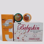 RDL BABYSKIN SET SAKURA GLOW Anti-Aging & Whitening Bath Soap Budget Pack