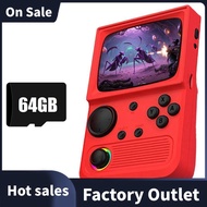 R36T Retro Handheld Game Console 64G 15000 Games 3.5 Inch IPS Screen Portable Pocket Video Game Play