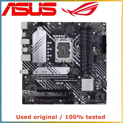 For ASUS PRIME B660M-A D4 motherboard B660 PC LGA 1700 CPU Support i5-12400 i7-12700F i9-12900
