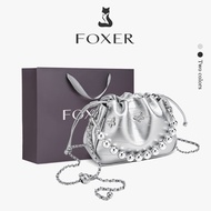 FOXER Women's Shoulder Bag Genuine Leather Material Fashionable Crossbody Bag