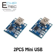 2PCS Mini USB 5V 1A 18650 TP4056 Lithium Battery Charger Module Charging Board without Protection