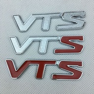 APP VTS Emblem Car Fender Badge Trunk Decal 3D Metal Silver Black Red Logo For Citroen C2 C4 C5 VTS Stikcer Accessories