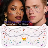 Glitter Freckles Holographic Stickers Heart Freckle Tattoos Glitter Stickers Waterproof Temp Q6n5