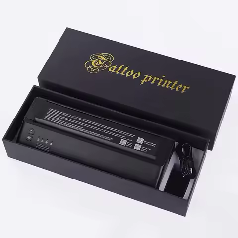 2025 Wholesale Portable P8008 Tattoo Copier Machine Mini Quick A4 Thermal Skin Prinker Transfer Temp
