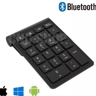 Wireless Keyboard Numeric Keypad Digital Bluetooth Keyboard Aluminium Alloy Slim Protable for Windows Laptop Teclado Gamer