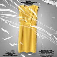 IMPORTED DRESS/KOREAN DRESS/SPAN DRESS/YELLOW DREES/KOREAN STYLE/KOREAN LOOK/MIDI DRESS/BKK DRESS/PR