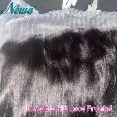 Newa Hair Ultra Thin Invisible Real HD Lace Pre Plucked 13x4 13x6 HD Lace Frontal Closure Human Hair