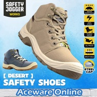 SAFETY JOGGER DESERT Safety Boots Medium Cut Steel Toe Working Safety Shoes Shoe Safety Boot Men Kasut Keselamatan 安全鞋