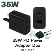 35W Samsung S20 Ultra S20 Plus S21 Ultra Note 20 Super Fast Charge 35W Travel Power Adapter with USB