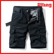 [DYang] 2023 Sommer Cargo Short สั้นโหมด Männer กางเกงขาสั้นลำลองชายสินค้าทางทหาร Tasche Hosen Bauml