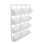 [Comebuy88] กระถางแนวตั้งผนัง PP ABS ติดผนังแขวนเตียงดอกไม้ยกสำหรับระเบียงระเบียงรั้วระเบียงสวน OD ส