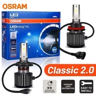 OSRAM H4 H1 H11คลาสสิก2.0 12V 6000K HB3 H8สีขาวสว่าง9005 HB4 9012 HIR2ไฟติดหน้ารถโคมไฟ LED เทอร์โบ H