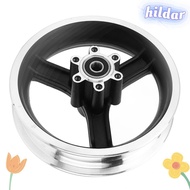 HILDAR Electric Scooter Front Wheel Hub, 6 Holes Aluminium Alloy Electric Scooter Disc Brake Hub, Du
