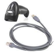 1buycart ASHATA Barcode Scanner USB Cable  Scan Compatible for Symbol LS2208 LS2208AP LS1203 LS4208 