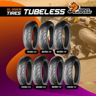 WARHORSE TUBELESS TIRE 14" 70/80-14, 70/90-14, 80/80-14, 80/90-14, 90/80-14, 90/90-14, 100/80-14