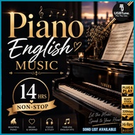 【Piano English Music 英文钢琴音乐】•14 Hours Non-Stop• USB Pendrive MP3 车载音乐U盘 HQ Sound READY STOCK | M006