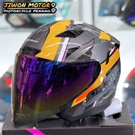 GRACSHAW DOUBLE VISOR HELMET🇲🇾 GENNEX G535 VURUZ YELLOW