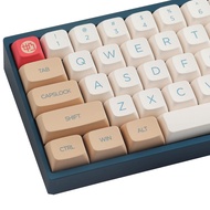 Hyekit PBT Keycaps 138 Keys Soy Milk Keycaps Dye-Sublimation Cute Keycaps XDA Profile Custom Keycaps