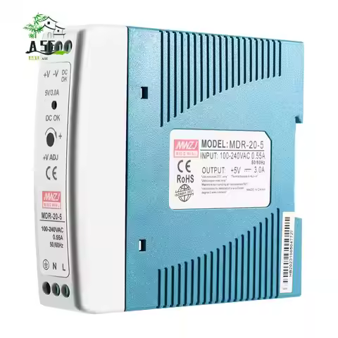 A05E-20W Din Rail Power Supply Ac-Dc Driver Voltage Regulator Power Suply 110V 220V
