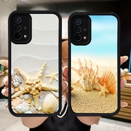 Q34 Beach Shell soft Casing for OPPO A54 A15 A15s A16E A16K 4F A35 A93 F17 Pro Reno 4 Lite