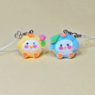 [Cute Group] Couple Group Group Mobile Phone Chain Girl Heart Bag Keychain Gift Pendant