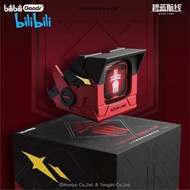 หูฟังไร้สายแบบสัมผัส LCD BilibiliGoods รุ่น CUBE FACE รองรับ iOS และ Android อุปกรณ์เสริมสำหรับผู้ให