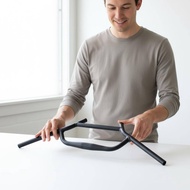Black Sandblasted Handlebar Sturdy 6061 Aluminum Handlebar