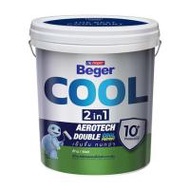 สีน้ำทาฝ้า ขนิดด้าน BEGER COOL 2 IN 1 CC777 สีขาว 5 แกลลอน (1290821)