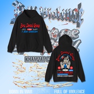 Hamzat Chimayev Hoodie Wins UFC 319 Cotton Comfortable To Wear Round Neck Not Faded Printed Pattern 