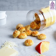 Edam Cheese Butter Cookies by Bakeballs | Savory Edam Cheese Cookies | Halal Cookies, No Eggs, Low S