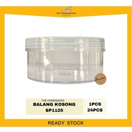 Bekas Kuih Raya Transperant Bulat / Cookies Container Transparant Round / SP-1125 / 1PCS / Homebaker