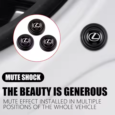 5/10/20Pcs Car Door Anti-collision Silent Mat Trunk Buffer Gasket Sticker Accessories For Lexus LS L