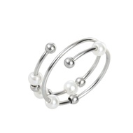 Anxiety Ring 2024 Amazon Anti-Anxiety Ring Open Pearl Decompression Creative Rotating Bead Ring