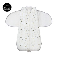Nest Designs Organic Cotton Swaddle Sleep Bag 1.0TOG (with Belly Warmer 0.5 TOG)