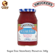 Smuckers Sugar Free Strawberry Preserves 361g (Made In USA)