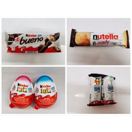 Kinder Bueno/ Kinder Joy/ Kinder Happy Hippo/ Nutella B-Ready