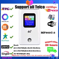 4G LTE Wifi Router Modem Wifi Sim Card 3G 4G Pocket Mobile Wifi Hotspot Cat4 150Mbps FDD TDD Wireless Broadband Unlocked Car Mobile Mifi With Sim Card Slot (Support TPG)