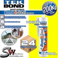 TEKBOND 1CTN / 24 X 280ML Bond & Seal Everything Bond and Seal Everything [White Color] #Adhesive #M
