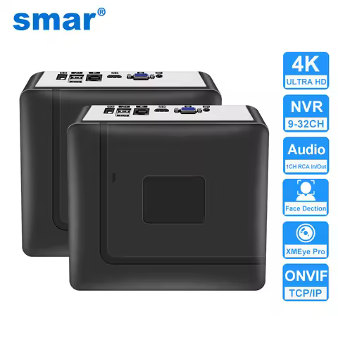 Smar H.265 Max 4K Output CCTV NVR Face Detection 9CH 10CH /16CH 32CH 4K Security Video Recorder Moti