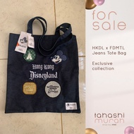 Hong Kong Disneyland x FDMTL Japan jeans tote bag exclusive bag original disney mickey