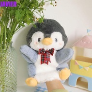 JAVIER Red Panda Hand Puppet, Kawaii Plushie Animal Hand Puppet, Fun Soft Fluffy Plushy Penguin Puppet Toy Kids