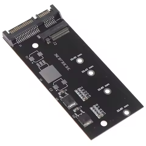 Upgraded Kit for SATA revision I/II/III (1.5/3.0/6.0 Gbps) M.2 NVME SSD Convert Adapter Card NVME/AH