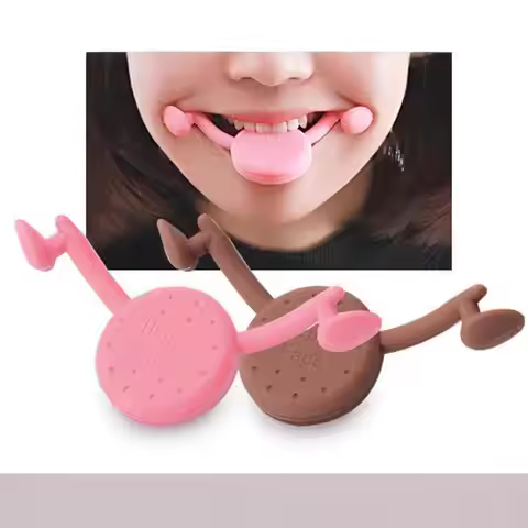1pc Smile corrector, masseter training Lip trainer crooked, smile training V-face tool, Charming Smi
