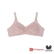 Wacoal Curve Diva บราเก็บกระชับ รุ่น WQ1118 สีเบจ (BE) ไม่มีโครง ไม่เสริมฟองน้ำ สาวคัพใหญ่ ชุดชั้นใน