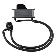 10AN 16 Row Oil Cooler Kit Aluminum Fits Subaru Impreza WRX/STI 2.0L/2.5L EJ205 EJ255 Engine 2001-20